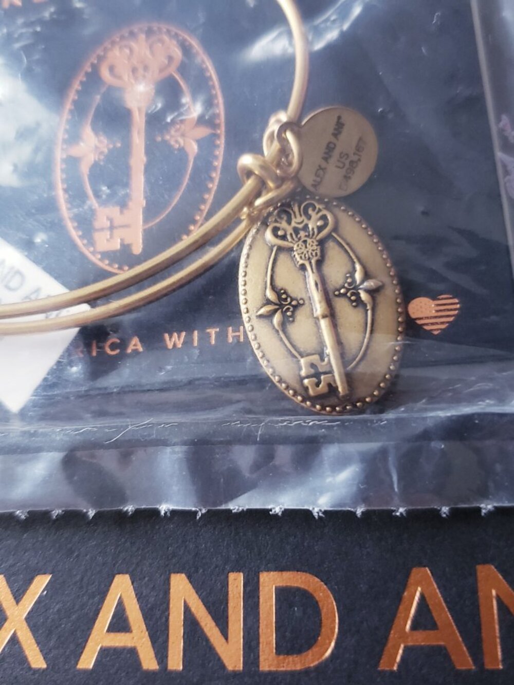 🆕 Alex and Ani Key to Life Bracelet 529